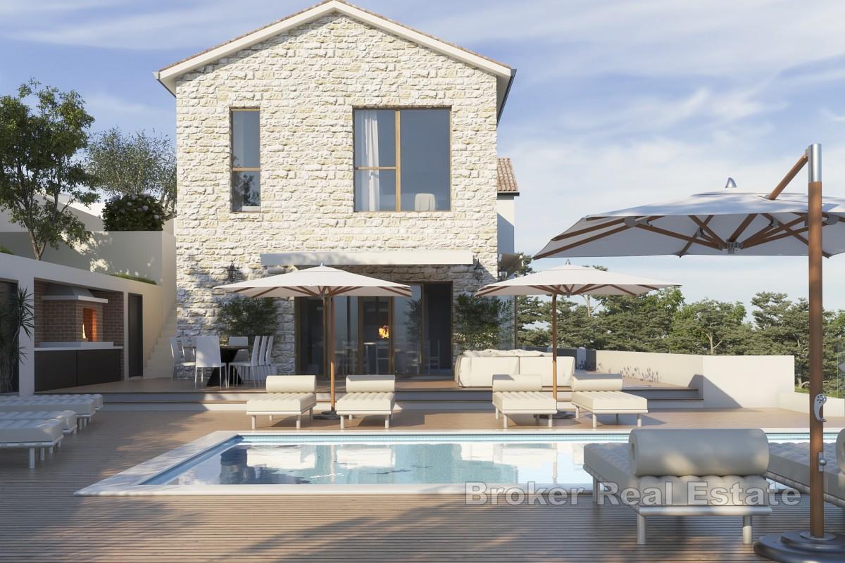 Résidence de luxe avec piscine et jardin