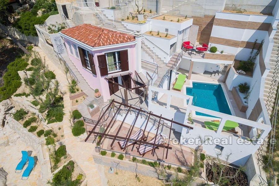 Una villa con vista panoramica