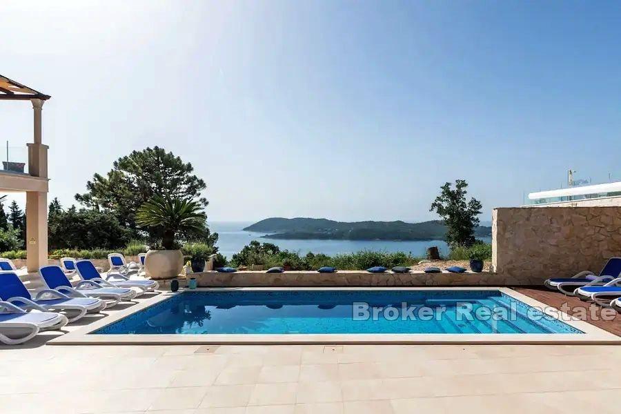 Villa with open sea view