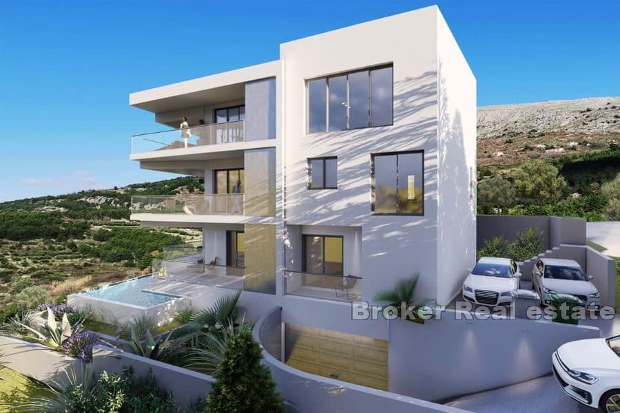 Villa mit Pool und Meerblick