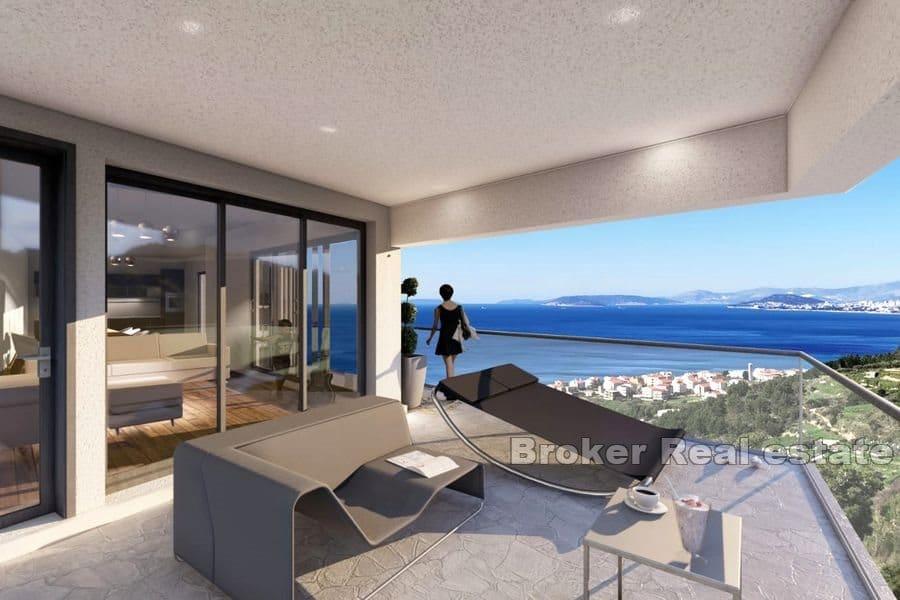 Villa mit Pool und Meerblick