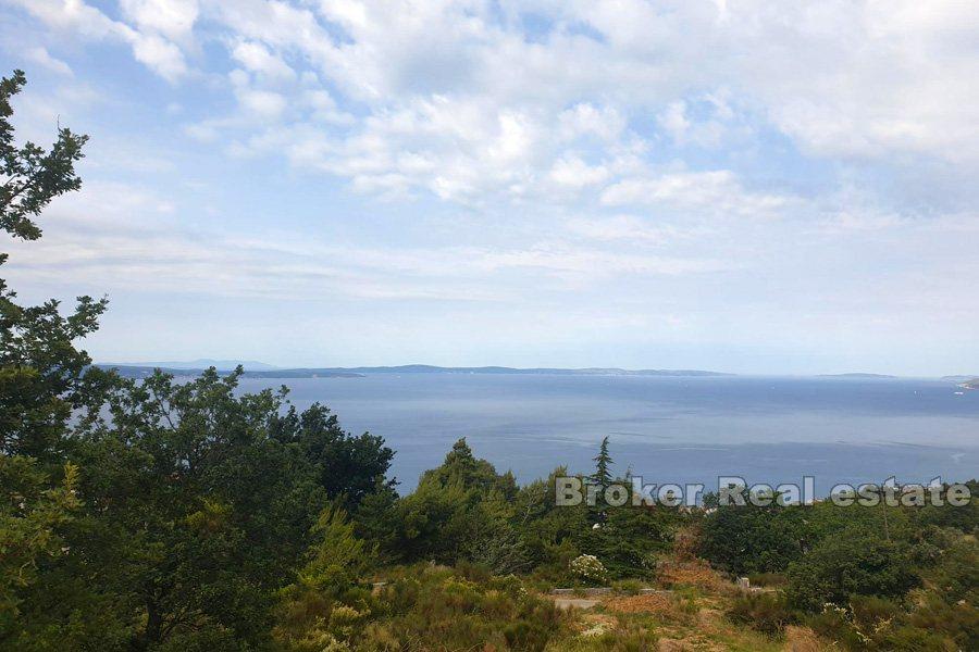 Terrain constructible, vue mer