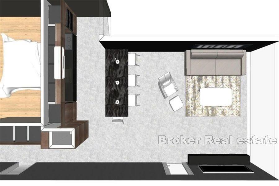 Penthouse de luxe au premier rang de la mer