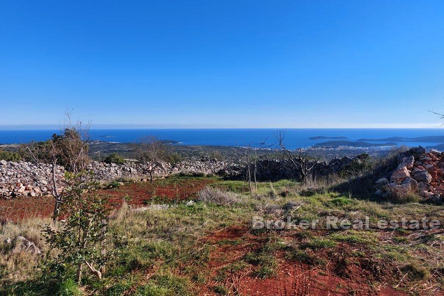 Large agricultural land with a project