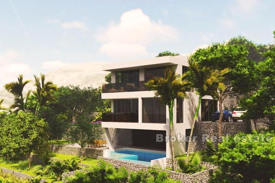 Luxury villas with sea view