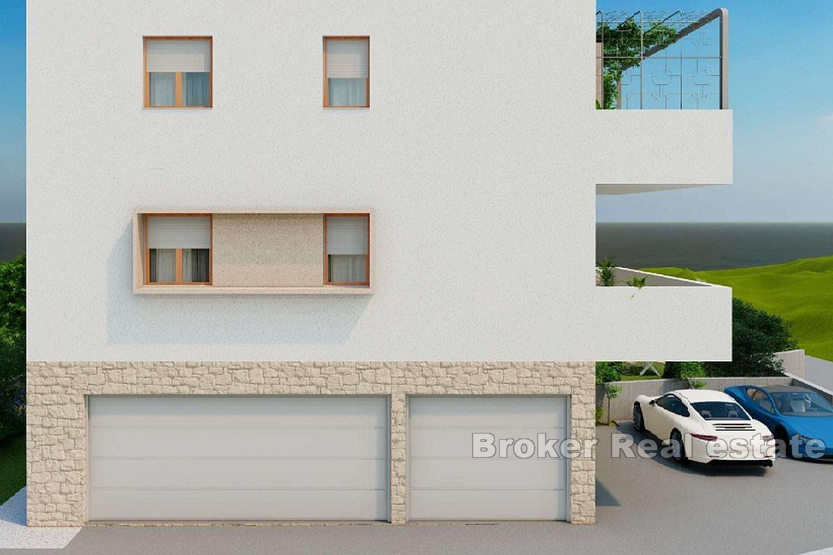 Apartments with swimming pool and sea view