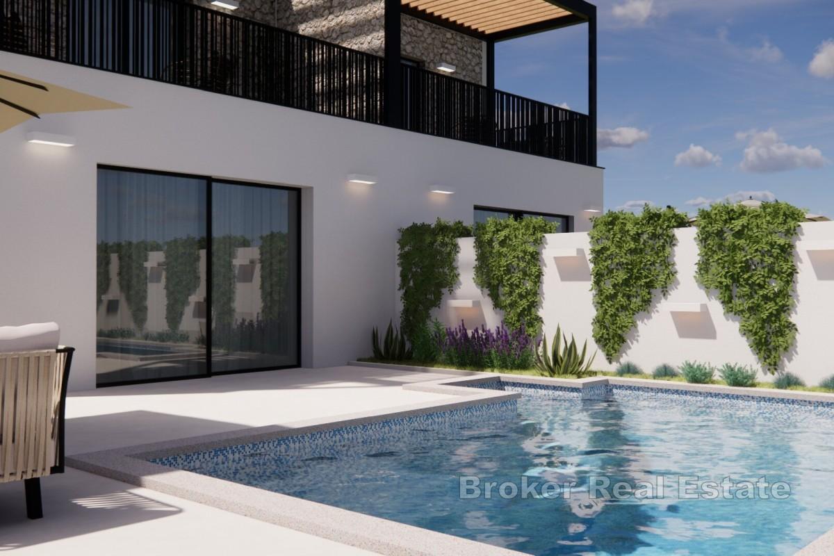 Maison jumelée avec piscine - Construction neuve
