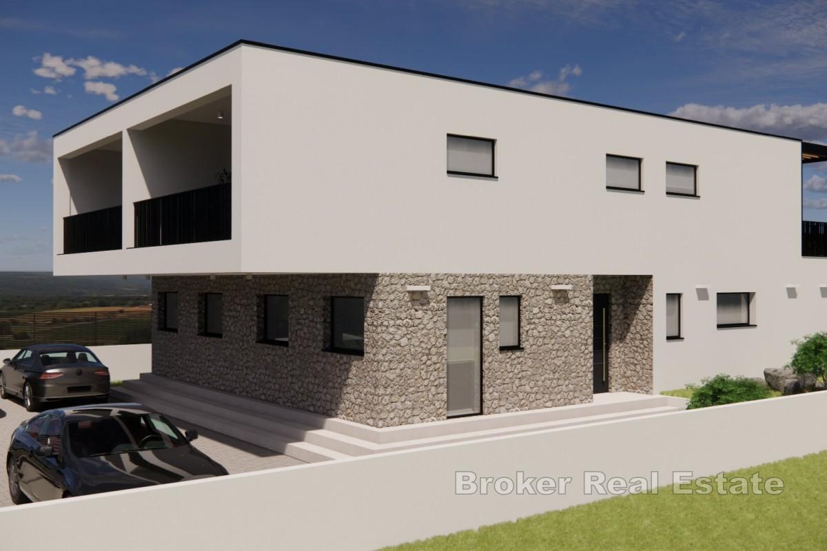 Maison jumelée avec piscine - Construction neuve