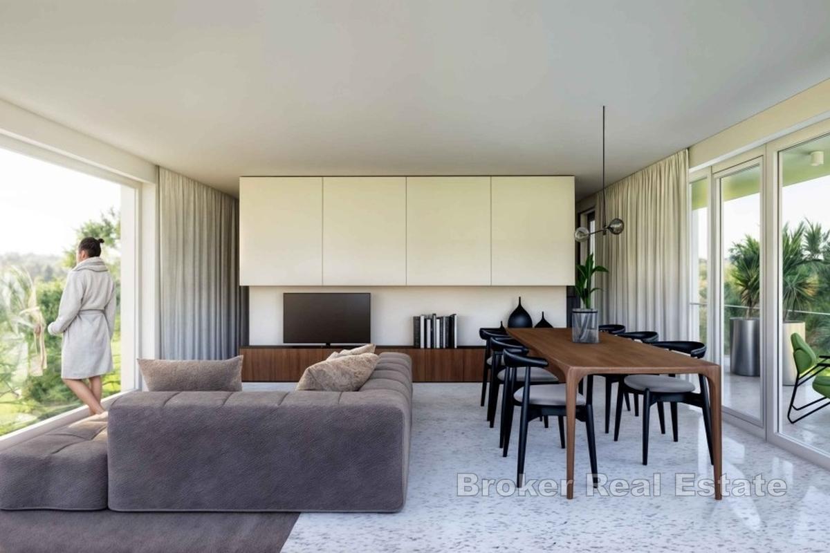 Nuovo edificio con vista mare