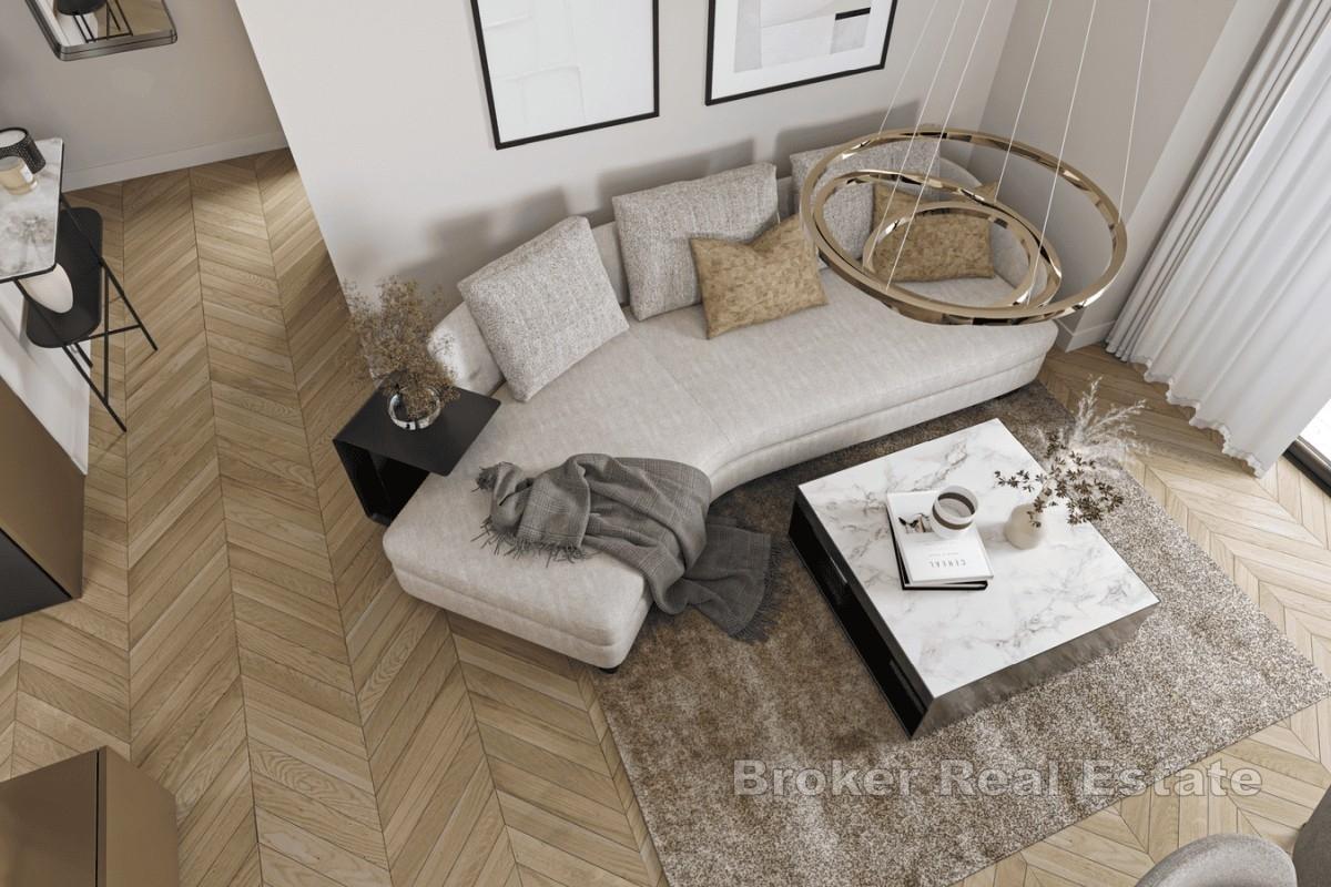 Appartement d'une chambre dans un immeuble neuf et moderne