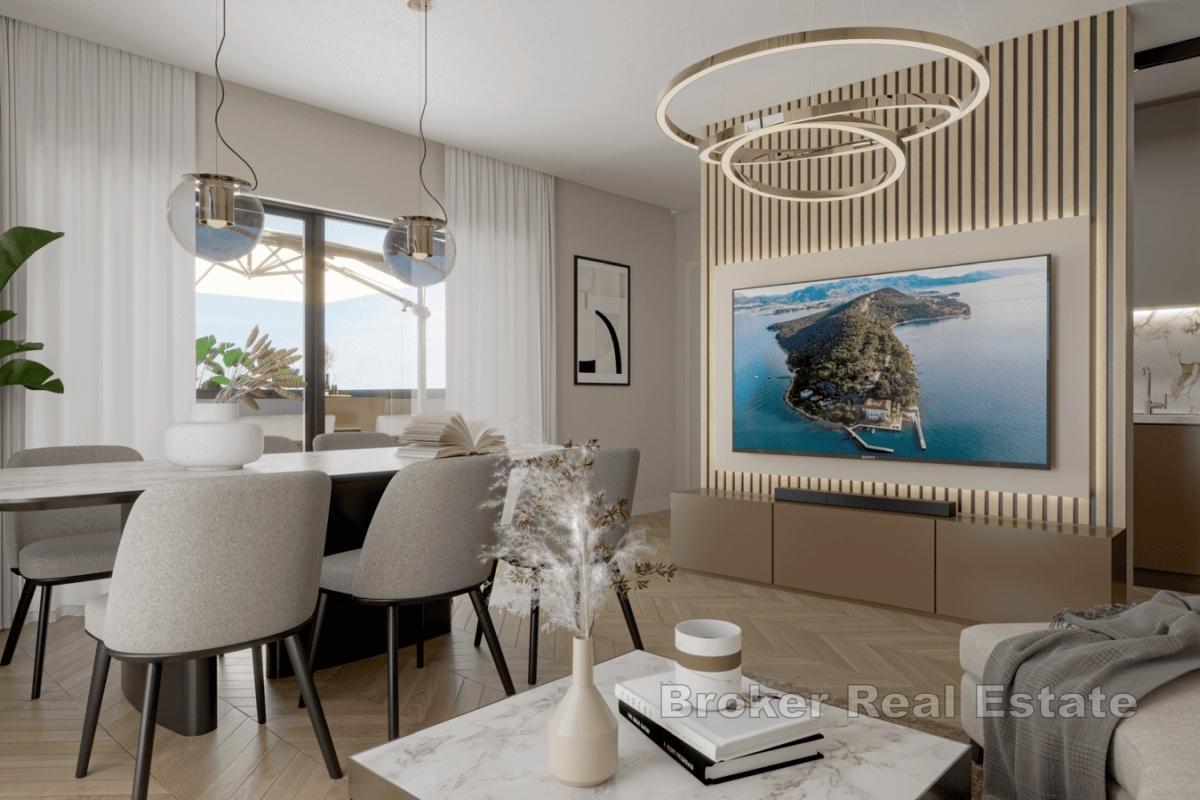Appartamento con una camera da letto in un moderno edificio di nuova costruzione