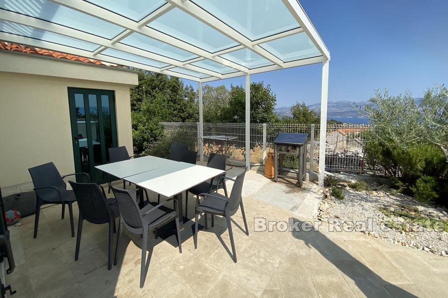 Casa con vista mare
