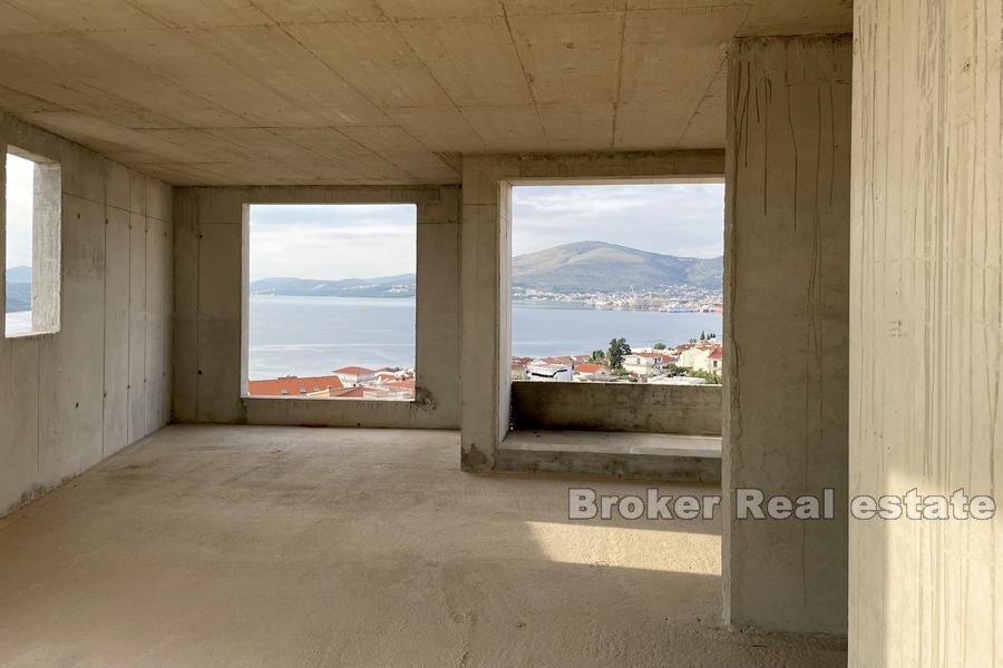 Edificio incompiuto, vista mare