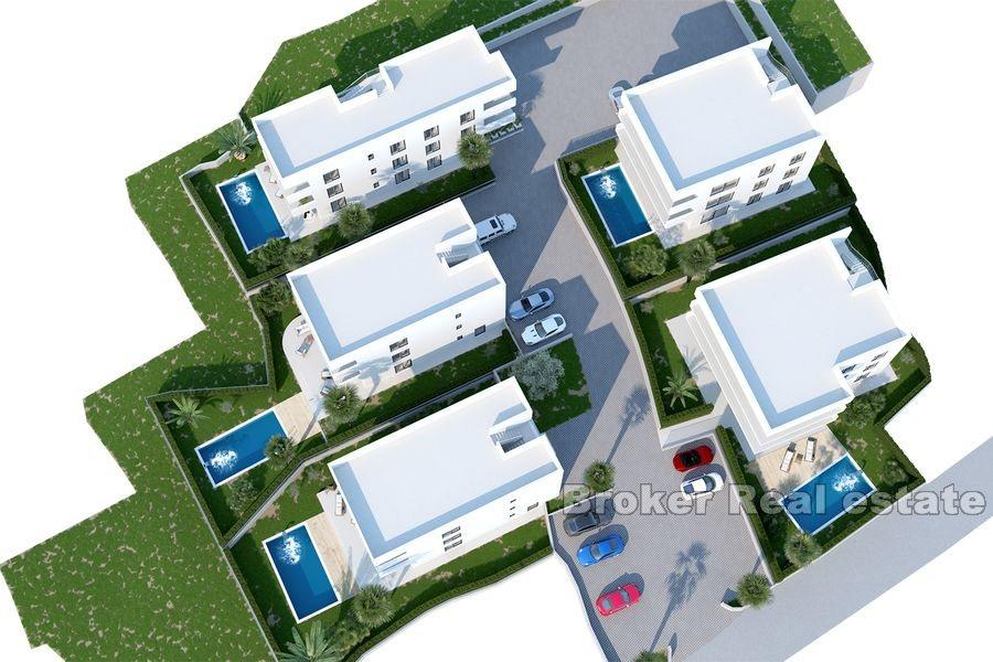 Moderní apartmány s bazénem