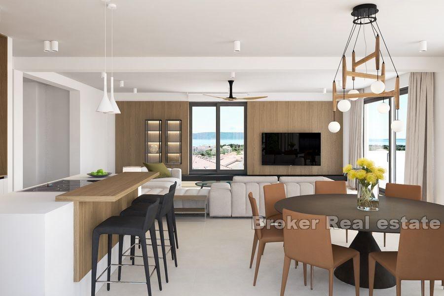 Apartments under construction with sea view
