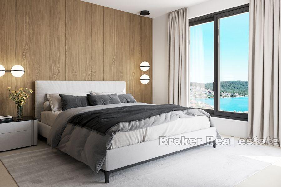 Apartments under construction with sea view