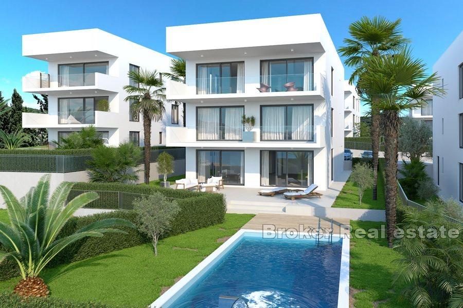 Apartments under construction with sea view