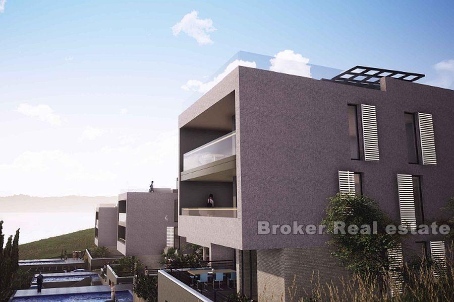 Apartamenty w nowym budynku z widokiem na morze
