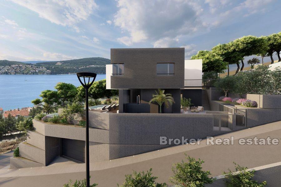 Moderní vila s panoramatickým výhledem na moře