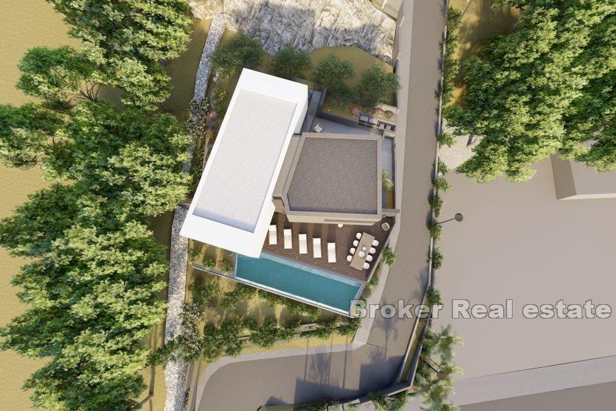 Moderní vila s panoramatickým výhledem na moře