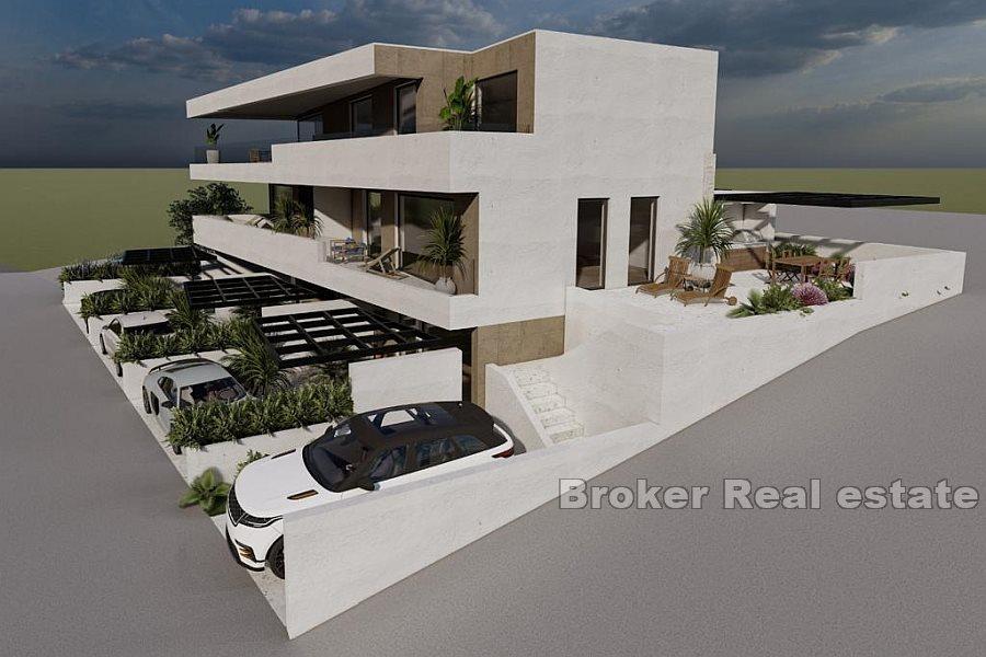 Appartements modernes en construction
