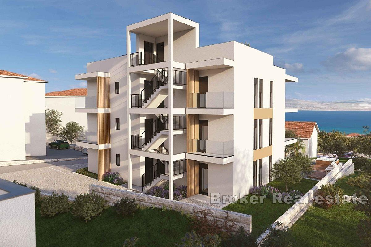 Moderne Wohnungen mit Meerblick