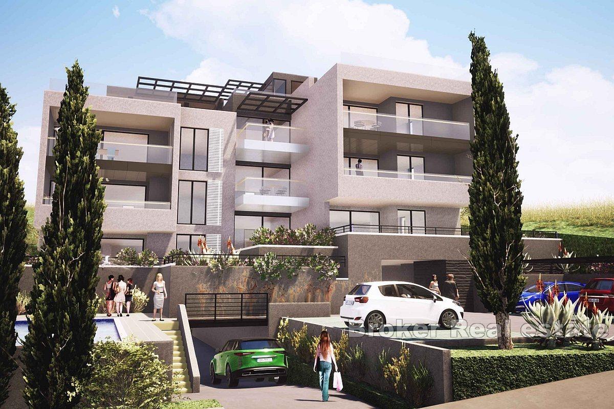 Wohnung in einem Neubau mit Garten