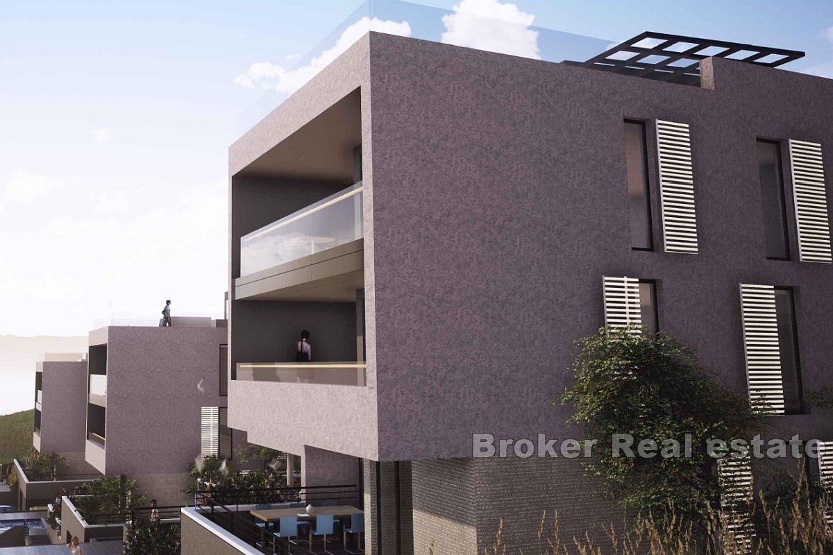 Wohnung in einem Neubau mit Garten