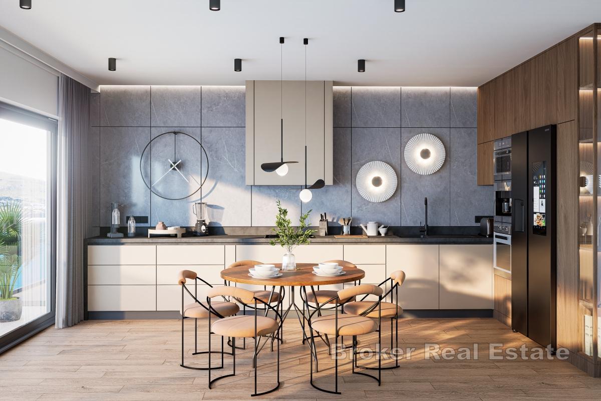Penthouse apartmán v komplexu v první řadě u moře