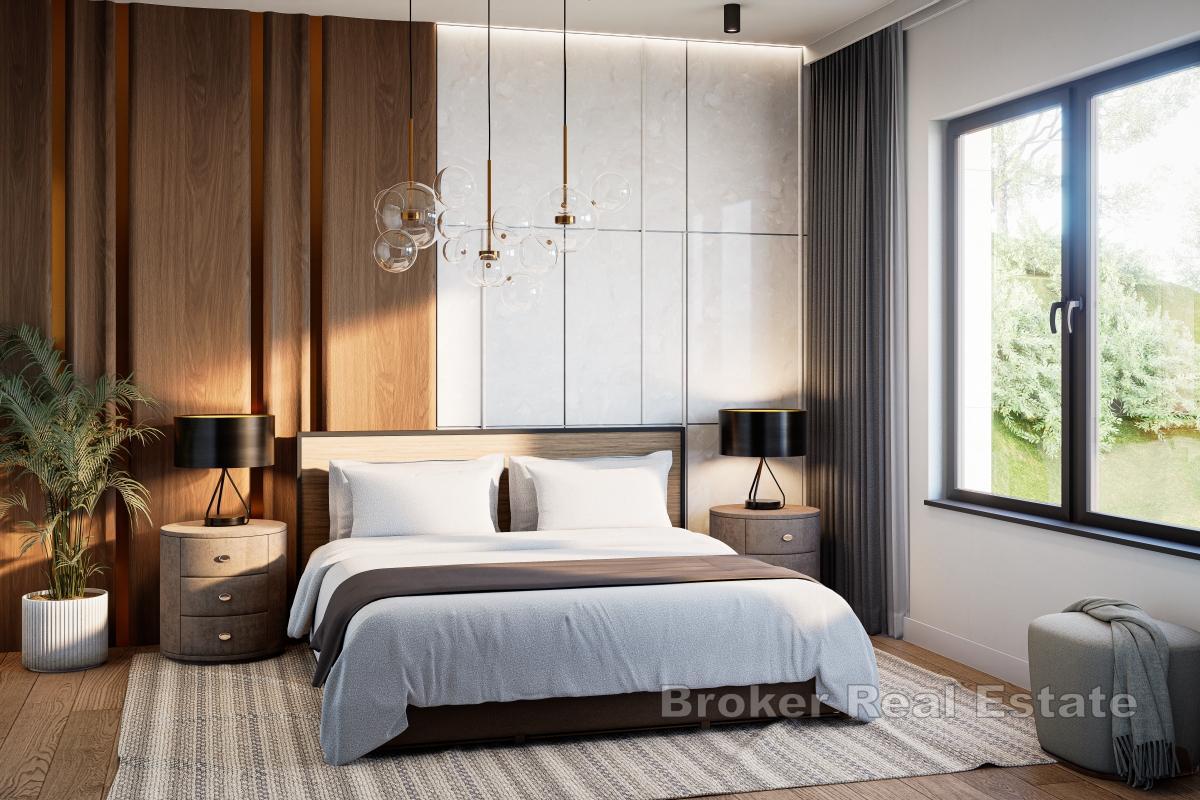 Penthouse apartmán v komplexu v první řadě u moře
