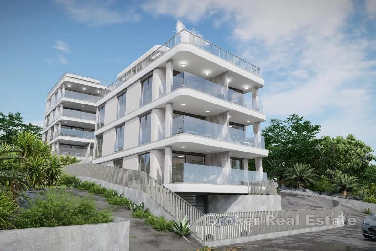 Appartamento con una camera da letto in un nuovo edificio sul mare