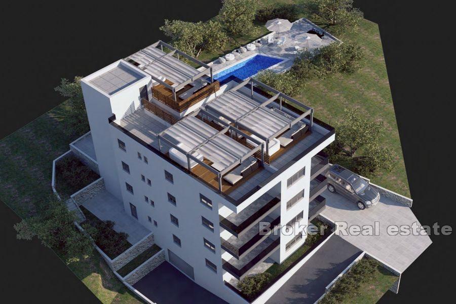 Graziosi appartamenti con piscina e vista mare
