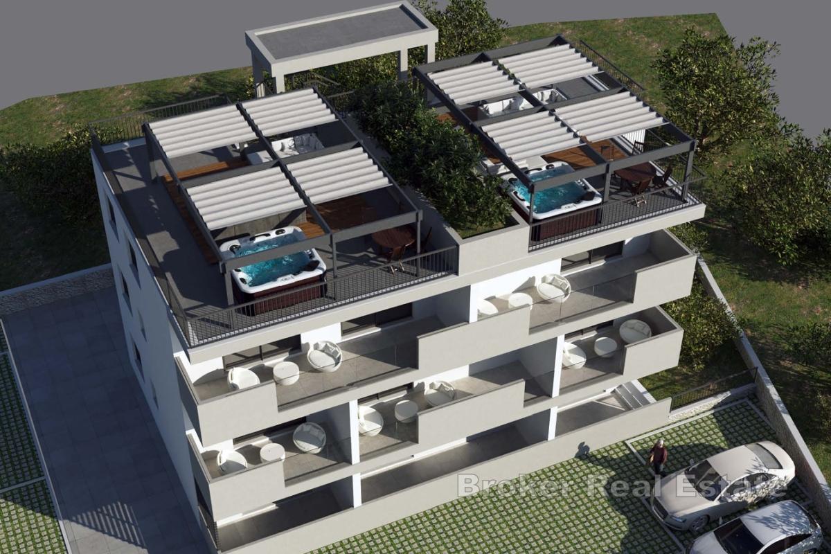 Moderne Penthouse-Wohnung mit Meerblick