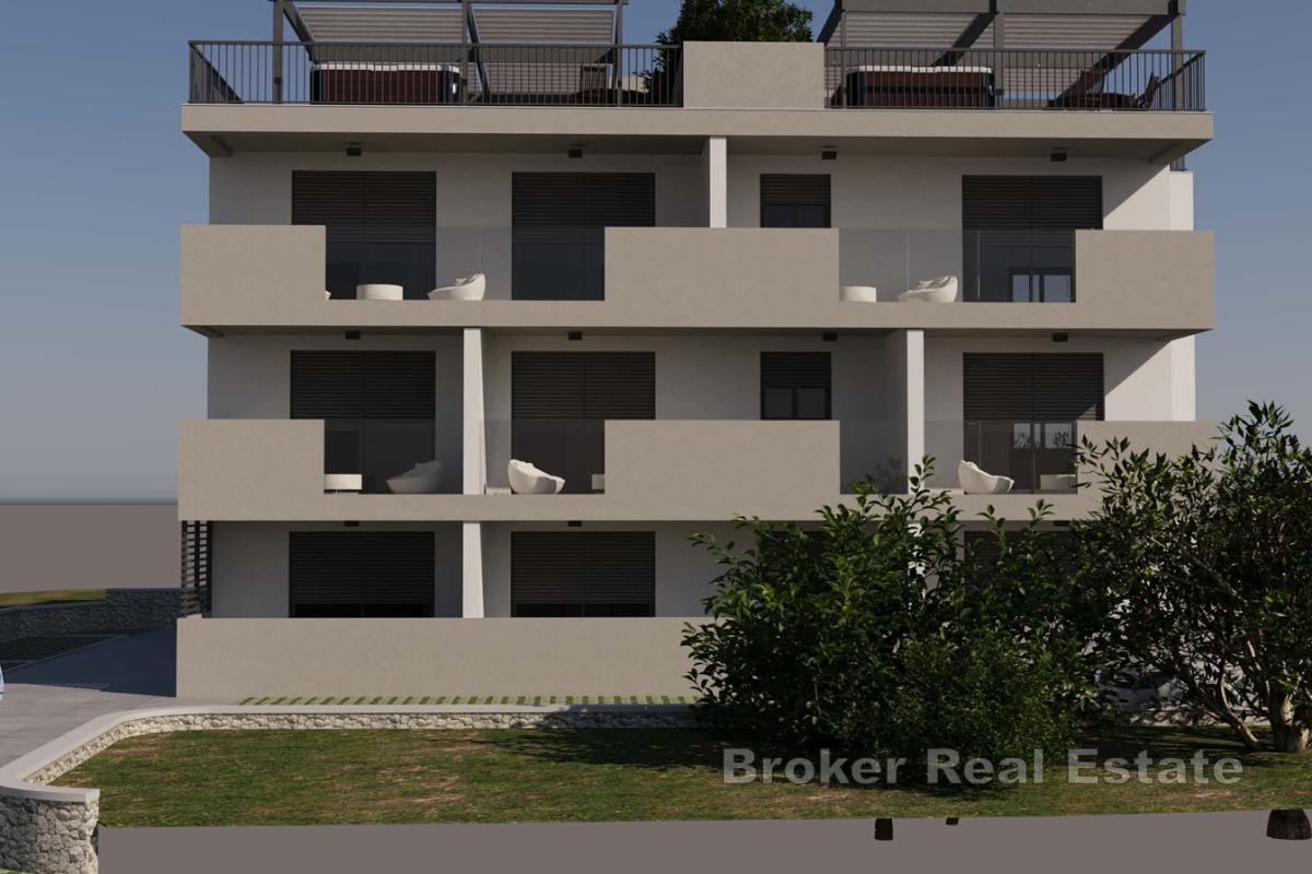 Moderne Penthouse-Wohnung mit Meerblick