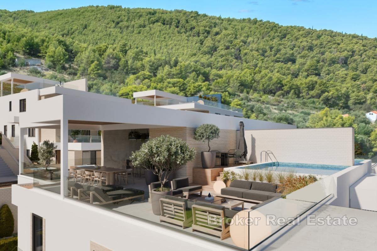 Modernes Penthouse mit Dachterrasse