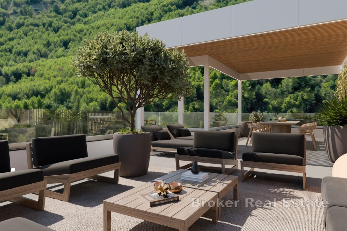 Modernes Penthouse mit Dachterrasse
