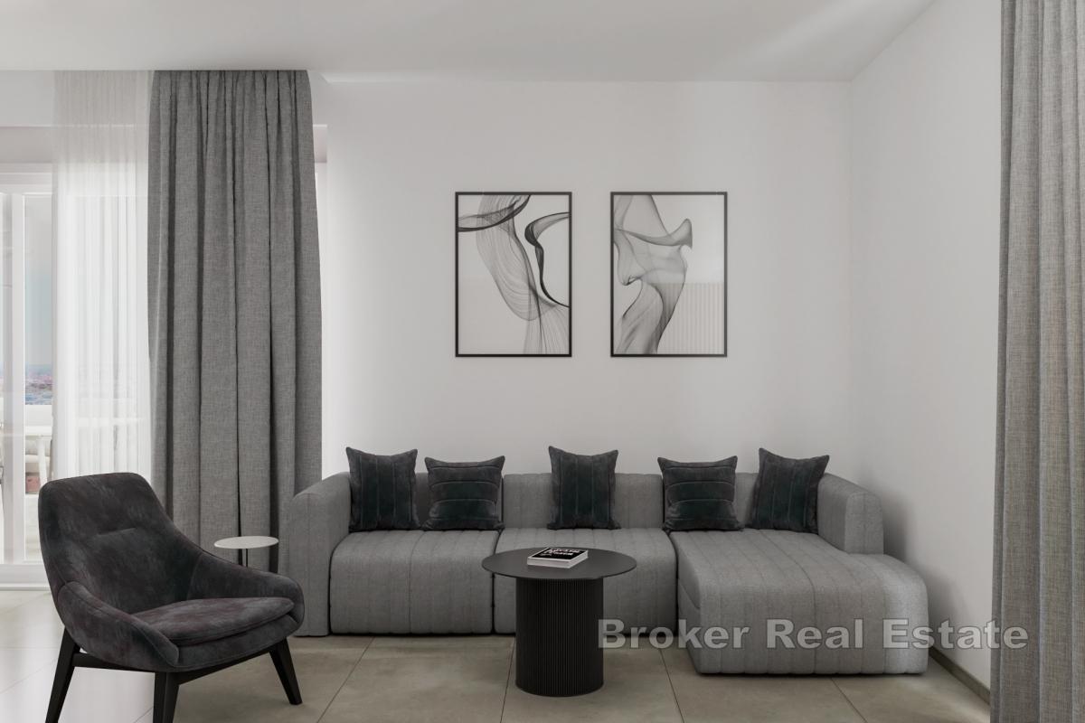 Moderno appartamento con due camere da letto e vista mare