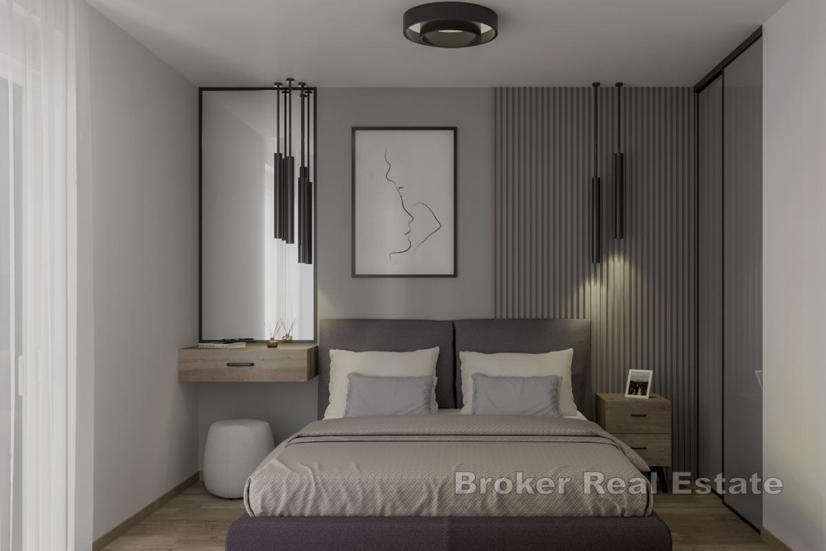 Moderno appartamento con due camere da letto e vista mare