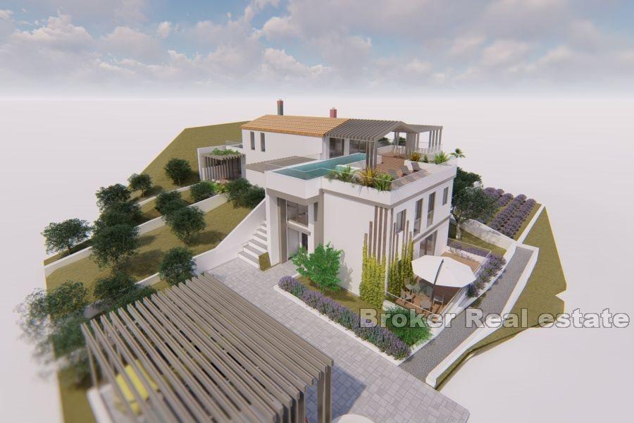 Eine Villa mit Meerblick