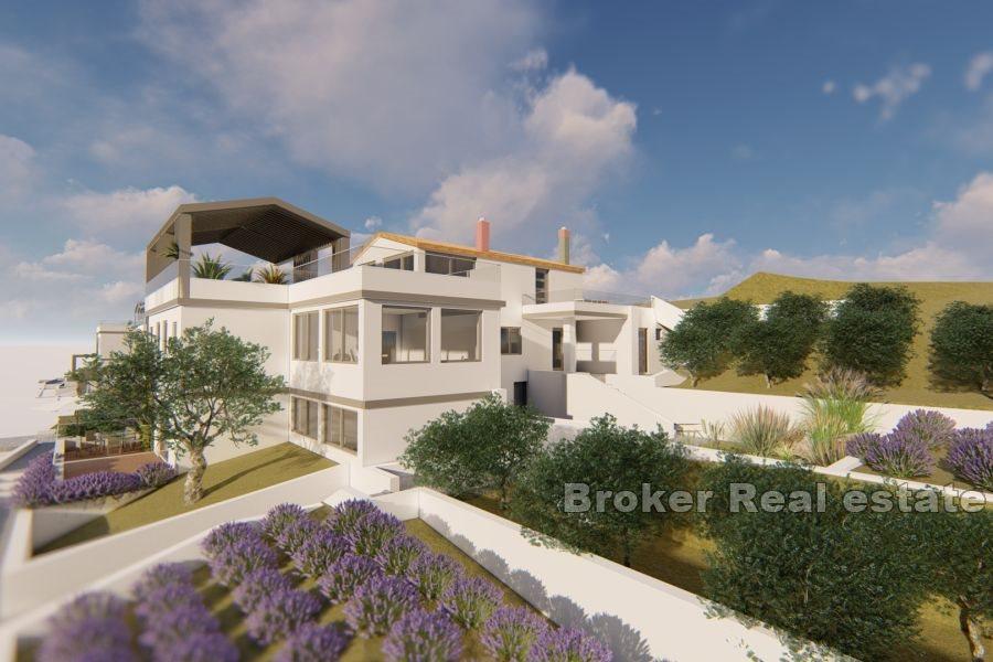 Eine Villa mit Meerblick