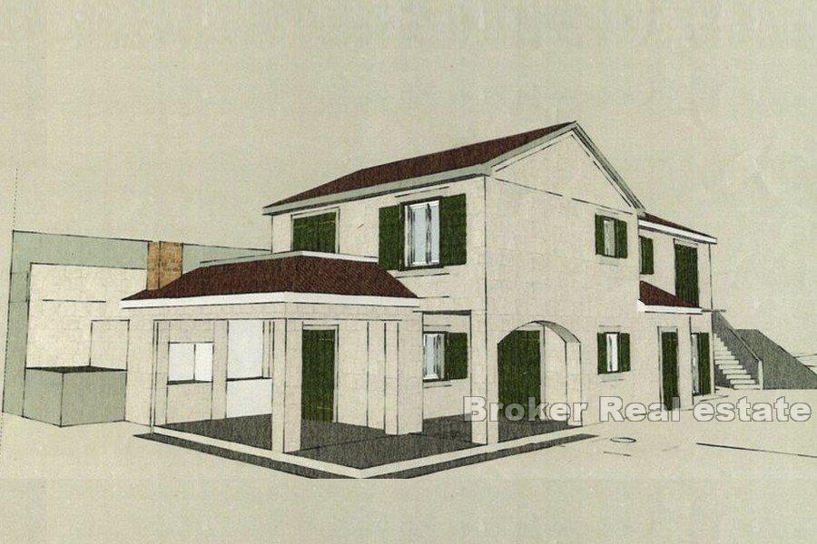 Villa under construction with a panoramic view