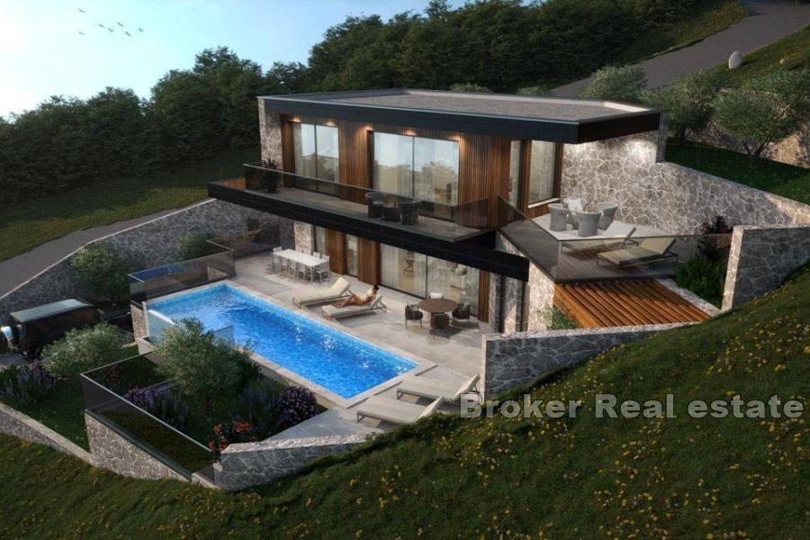 Villa moderne dans un endroit attrayant