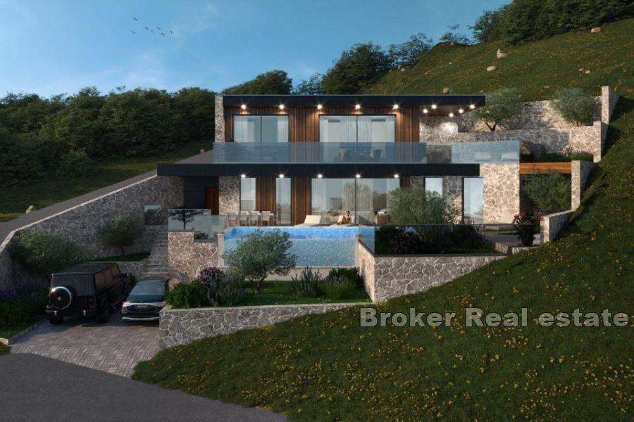 Villa moderne dans un endroit attrayant