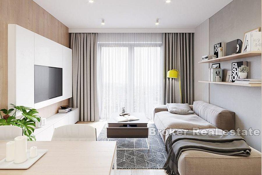Luxurious one-bedroom apartment with a sea view