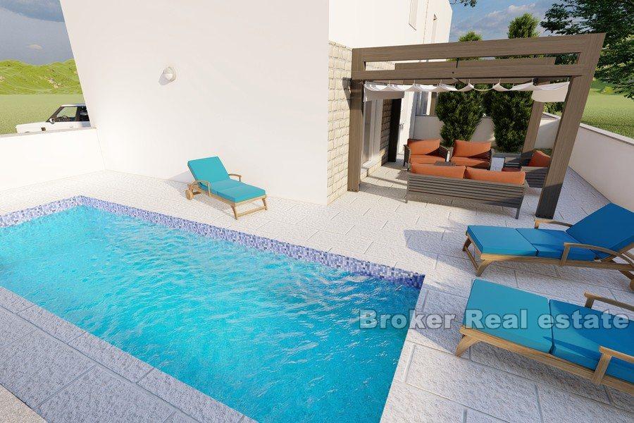 Villa moderna con piscina