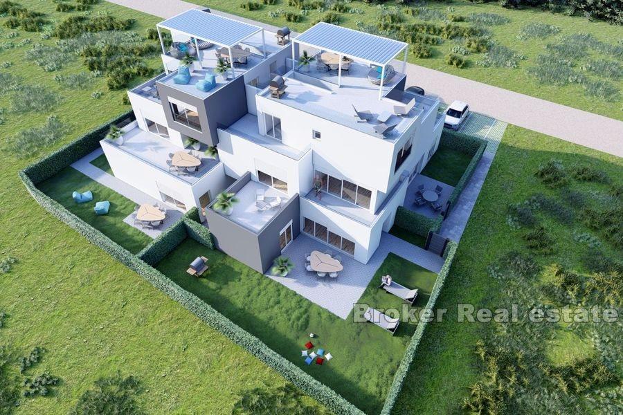 Apartamenty w nowym budynku z widokiem na morze