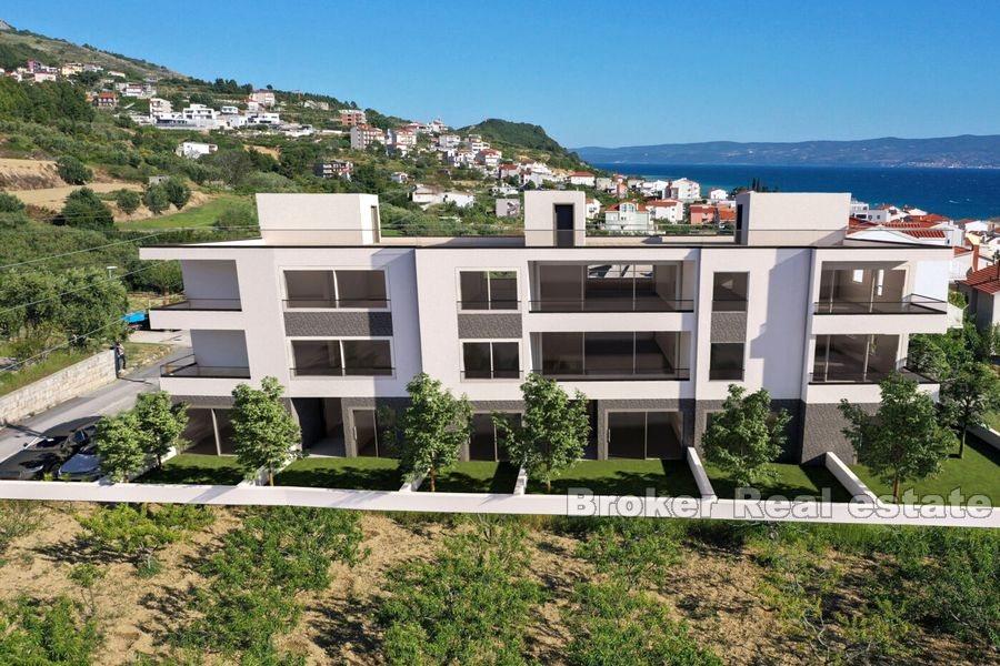 Vakker penthouse med havutsikt