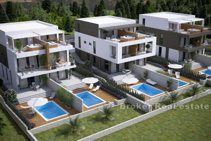 Luxuswohnungen mit Pool