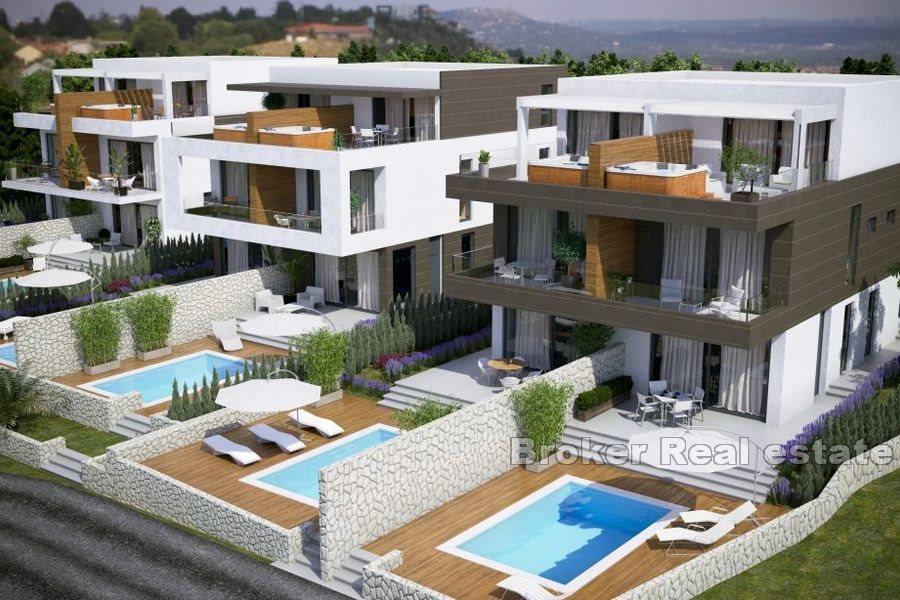 Luxuswohnungen mit Pool
