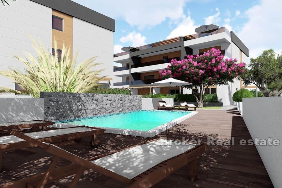 Moderní apartmány s výhledem na moře
